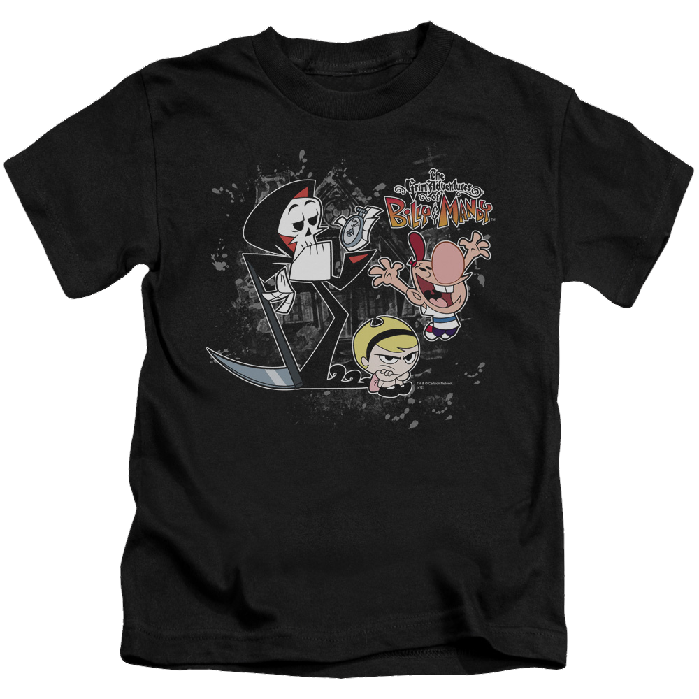 Grim Adventures of Billy & Mandy, The Splatter Cast - Kid's T-Shirt Kid's T-Shirt (Ages 4-7) The Grim Adventures of Billy & Mandy