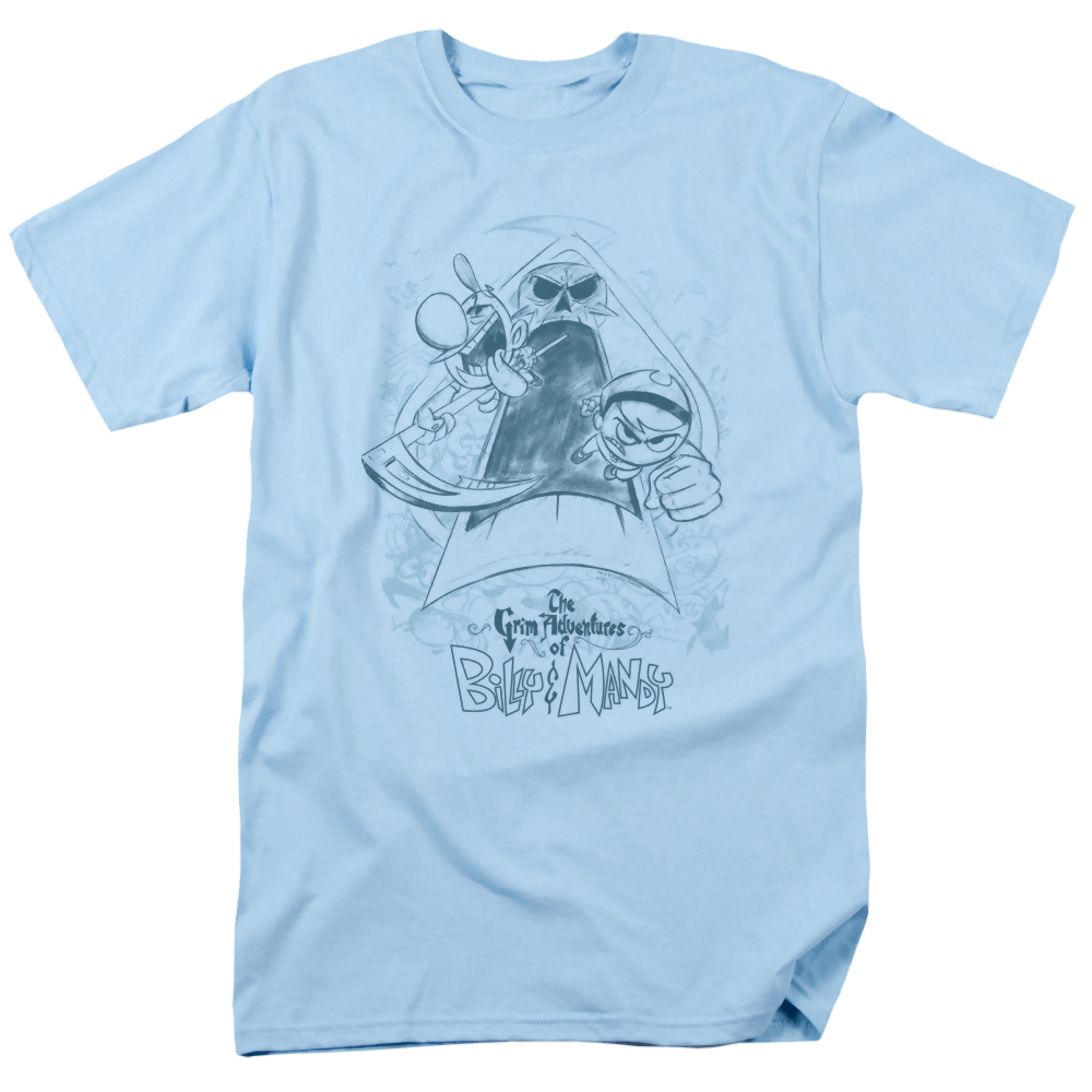 Grim Adventures of Billy & Mandy, The Sketched - Men's Regular Fit T-Shirt Men's Regular Fit T-Shirt The Grim Adventures of Billy & Mandy