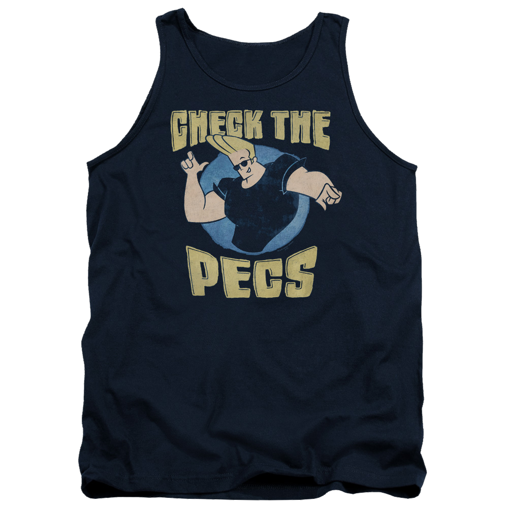 Johnny Bravo Check The Pects Men's Tank Men's Tank Johnny Bravo