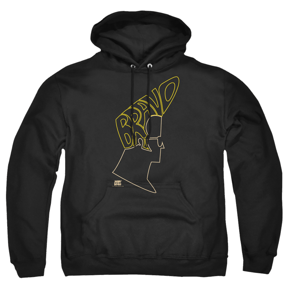 Johnny Bravo Bravo Hair Pullover Hoodie Pullover Hoodie Johnny Bravo