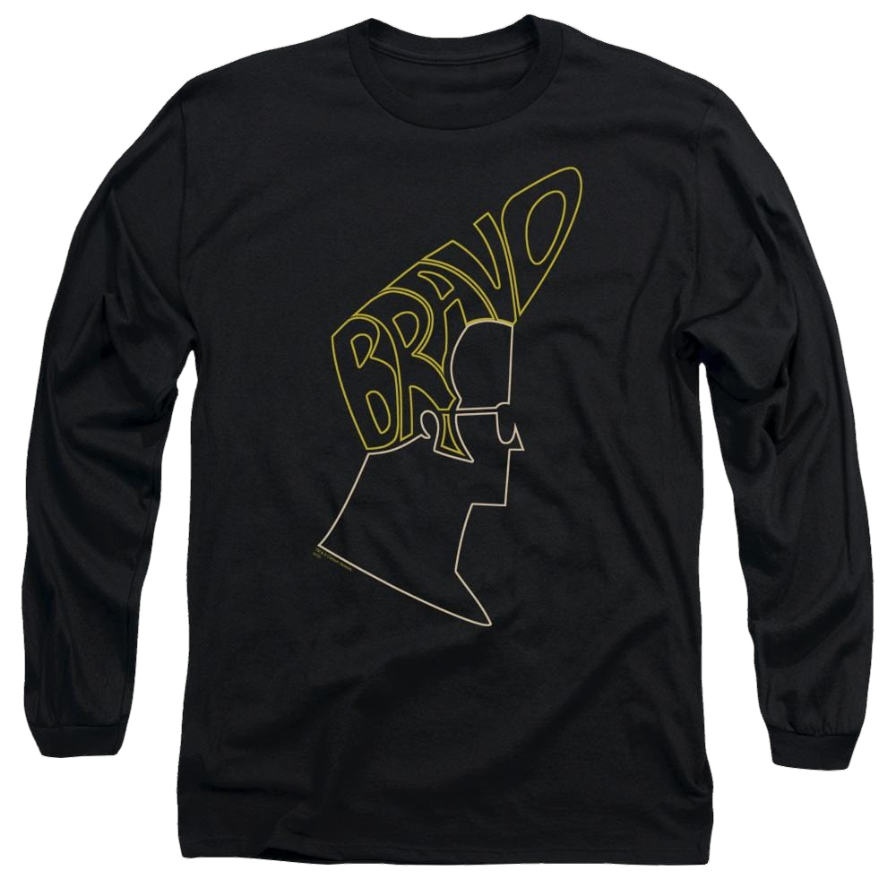 Johnny Bravo Bravo Hair Men's Long Sleeve T-Shirt Men's Long Sleeve T-Shirt Johnny Bravo