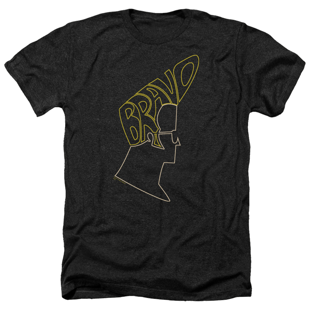 Johnny Bravo Bravo Hair Men's Heather T-Shirt Men's Heather T-Shirt Johnny Bravo