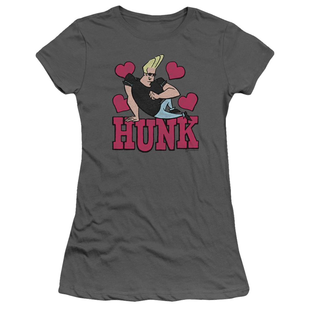 Johnny Bravo Hunk Juniors T-Shirt Juniors T-Shirt Johnny Bravo