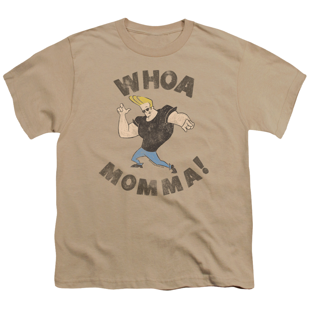 Johnny Bravo Whoa Momma - Youth T-Shirt Youth T-Shirt (Ages 8-12) Johnny Bravo