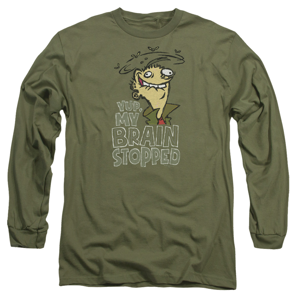 Ed, Edd n Eddy Brain Dead Ed - Men's Long Sleeve T-Shirt Men's Long Sleeve T-Shirt Ed, Edd n Eddy