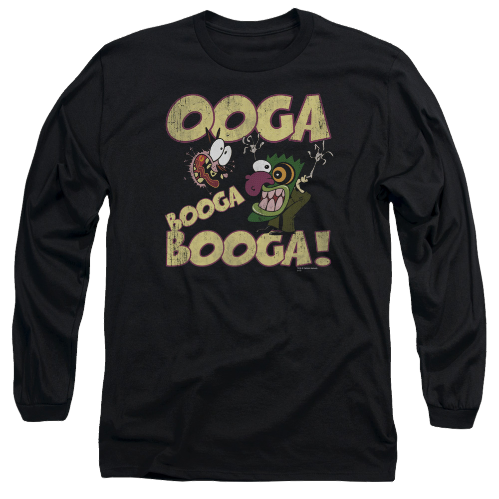 Courage Ooga Booga Booga - Men's Long Sleeve T-Shirt Men's Long Sleeve T-Shirt Courage the Cowardly Dog