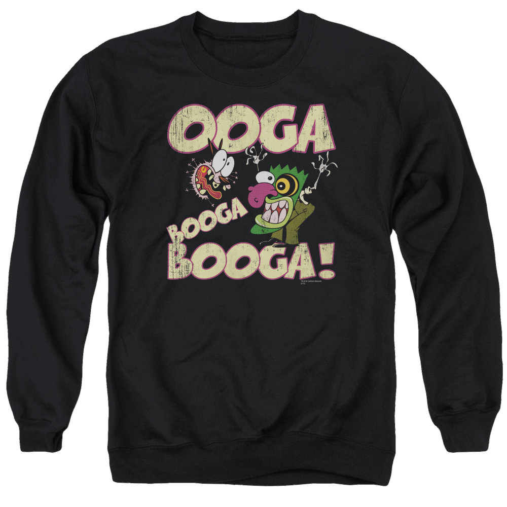 Courage Ooga Booga Booga - Men's Crewneck Sweatshirt Men's Crewneck Sweatshirt Courage the Cowardly Dog