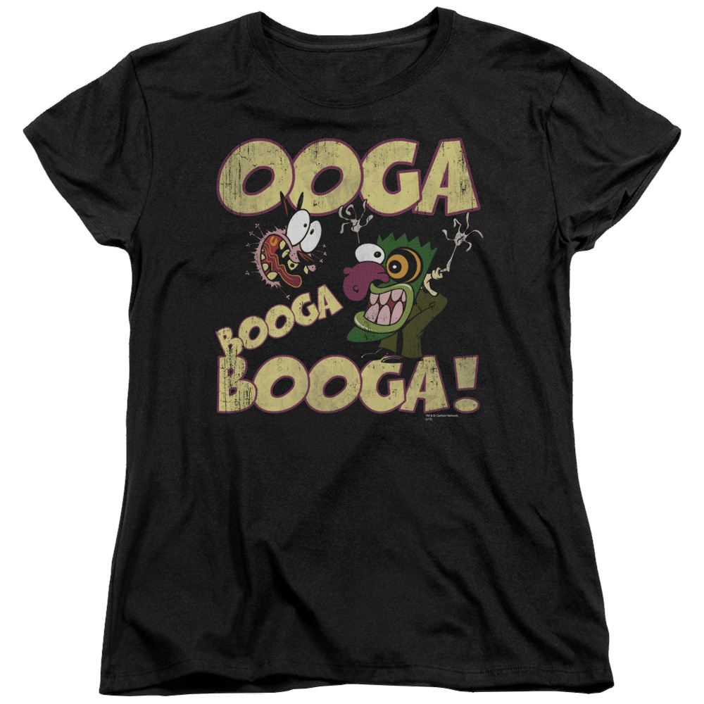 Courage Ooga Booga Booga - Women's T-Shirt Women's T-Shirt Courage the Cowardly Dog