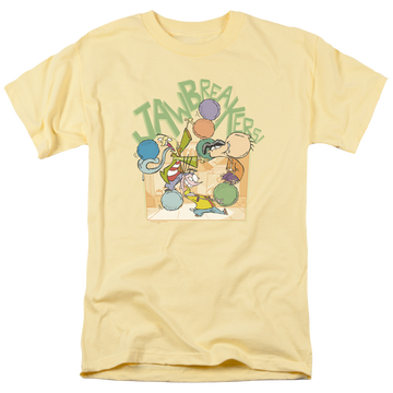 Banana men's regular fit t-shirt with Ed, Edd n Eddy Jawbreakers graphic