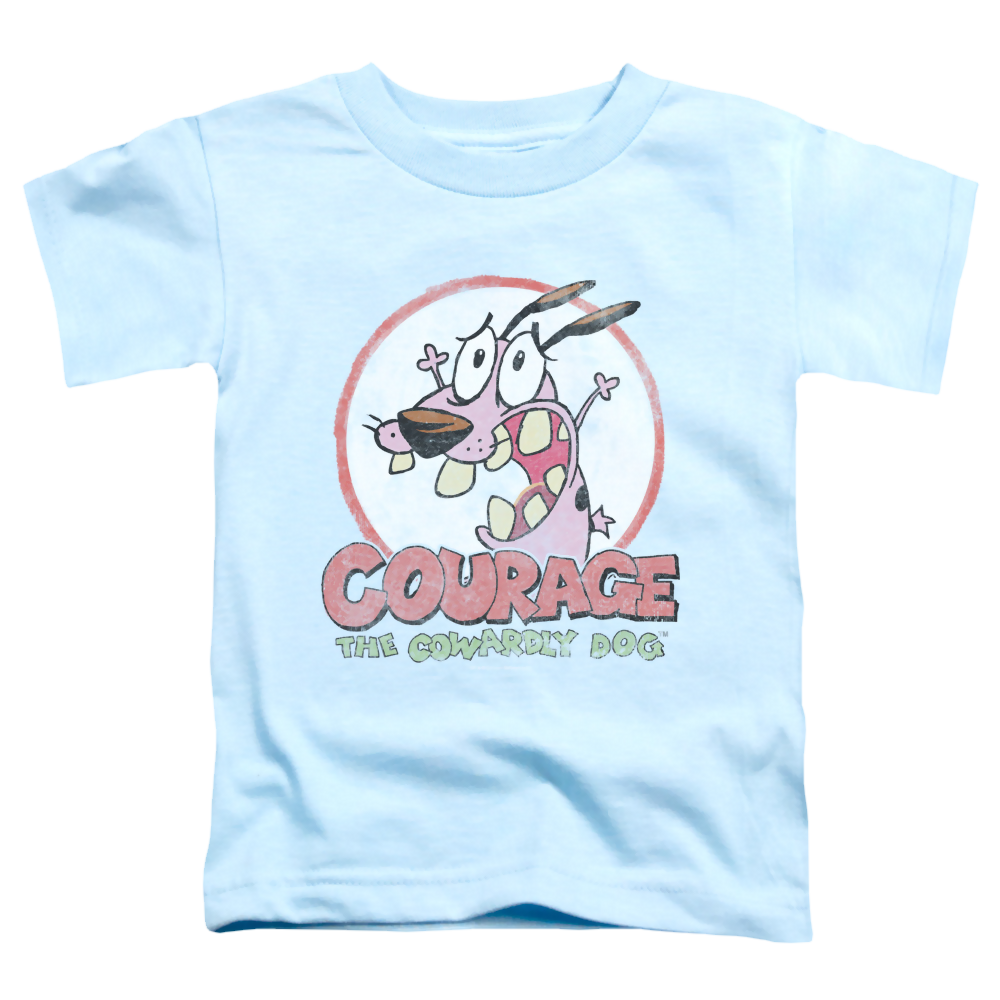 Courage the Cowardly Dog Vintage Courage - Toddler T-Shirt Toddler T-Shirt Courage the Cowardly Dog