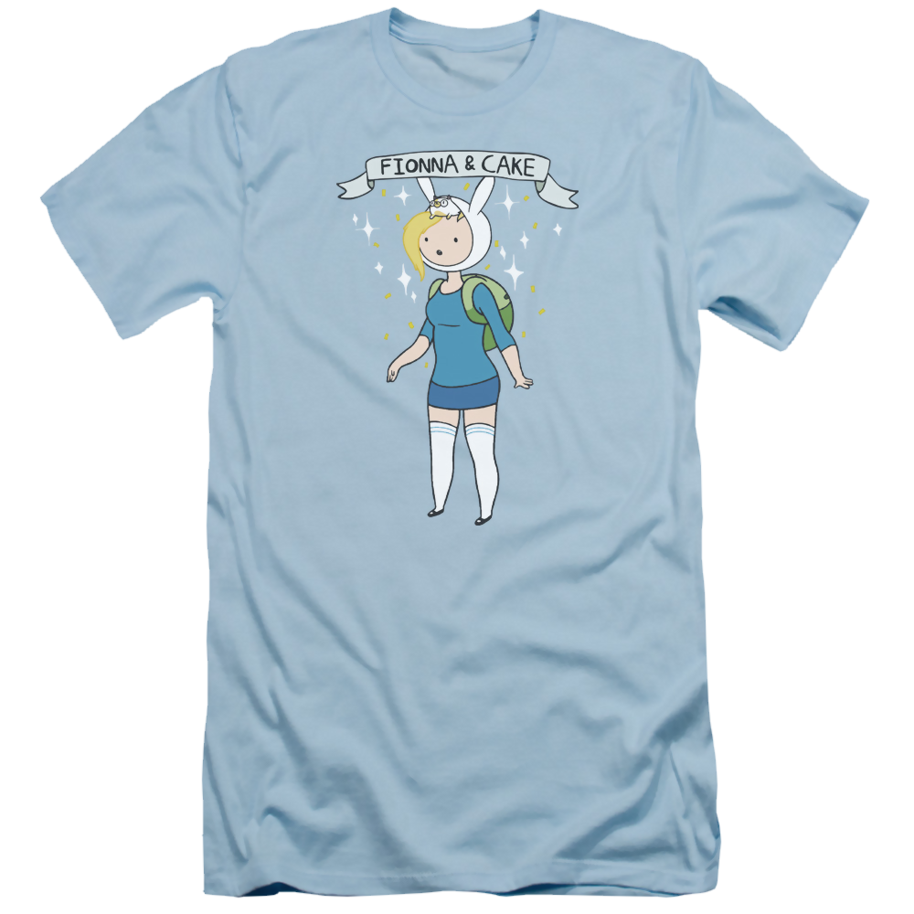 Adventure Time Fionna & Cake - Men's Slim Fit T-Shirt Men's Slim Fit T-Shirt Adventure Time