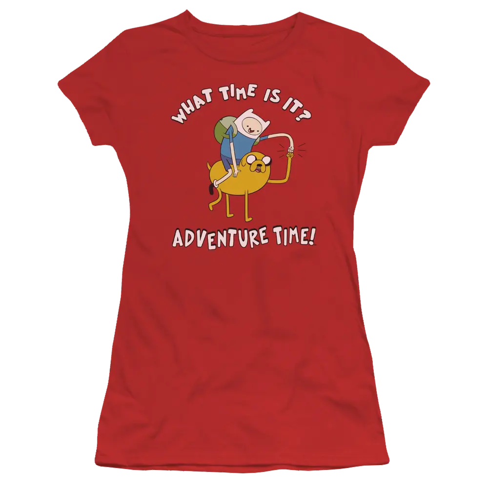 Adventure Time Ride Bump - Juniors T-Shirt Adventure Time