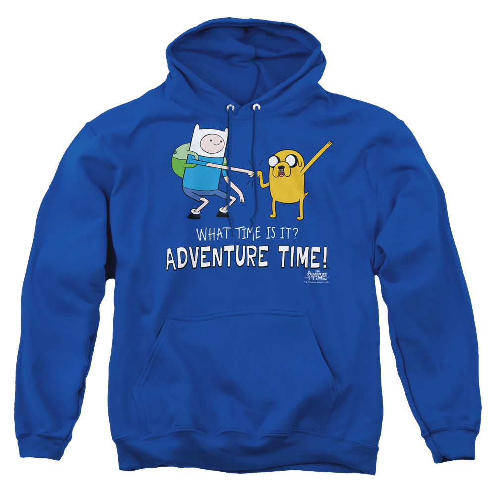 Adventure Time Fist Bump - Pullover Hoodie Pullover Hoodie Adventure Time