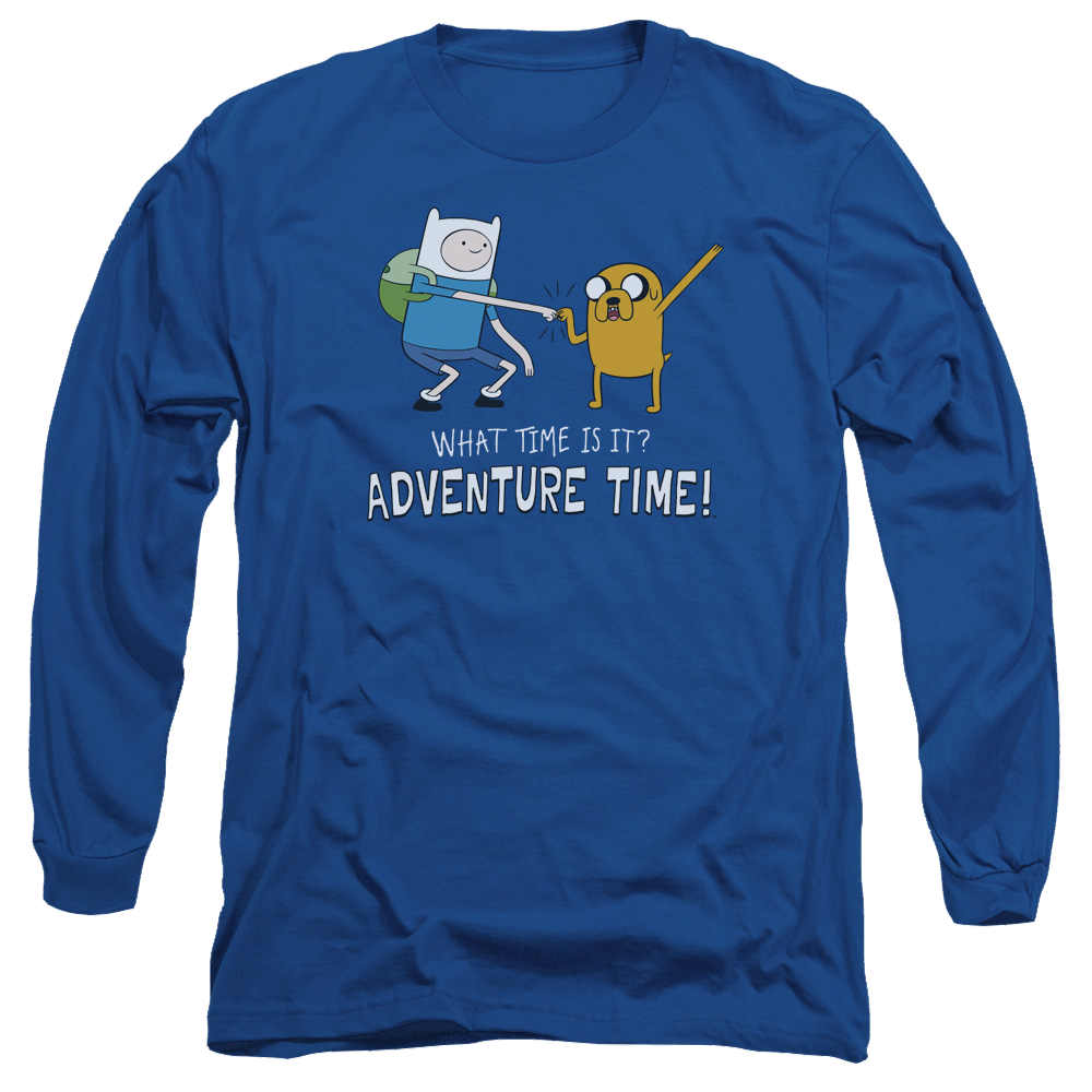 Adventure Time Fist Bump - Men's Long Sleeve T-Shirt Men's Long Sleeve T-Shirt Adventure Time