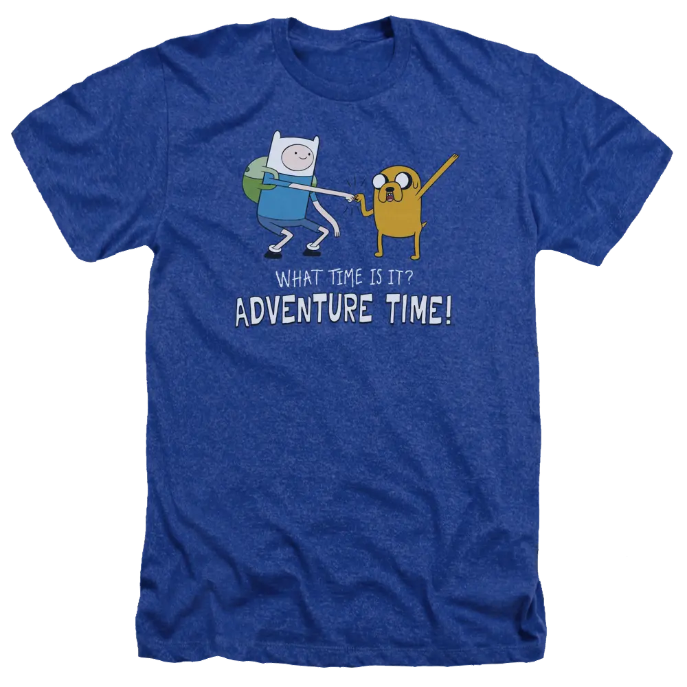 Adventure Time Fist Bump - Men's Heather T-Shirt Adventure Time