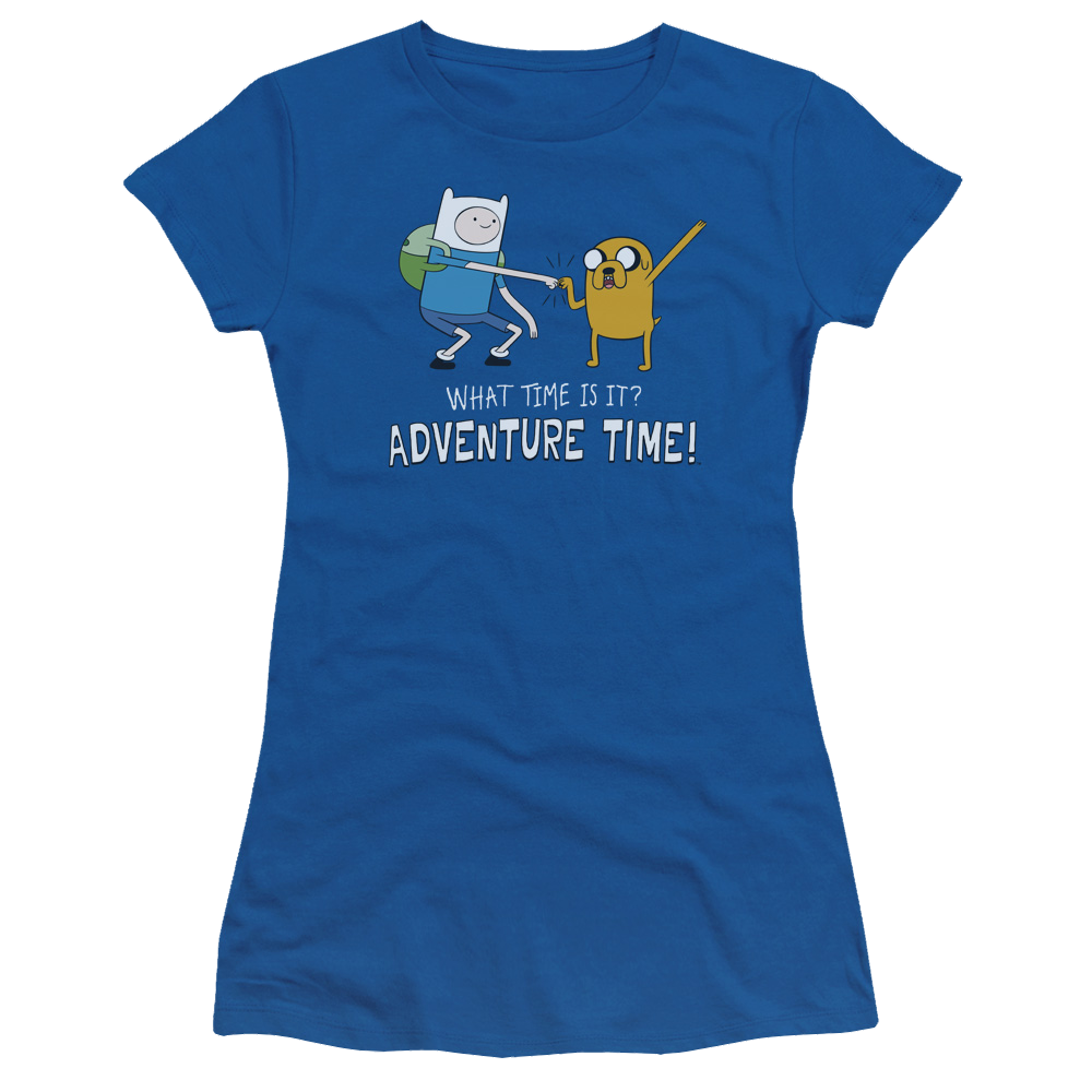Adventure Time Fist Bump - Juniors T-Shirt Juniors T-Shirt Adventure Time