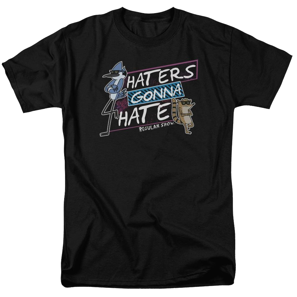 Regular Show Haters Gonna Hate Men's Regular Fit T-Shirt Men's Regular Fit T-Shirt The Regular Show