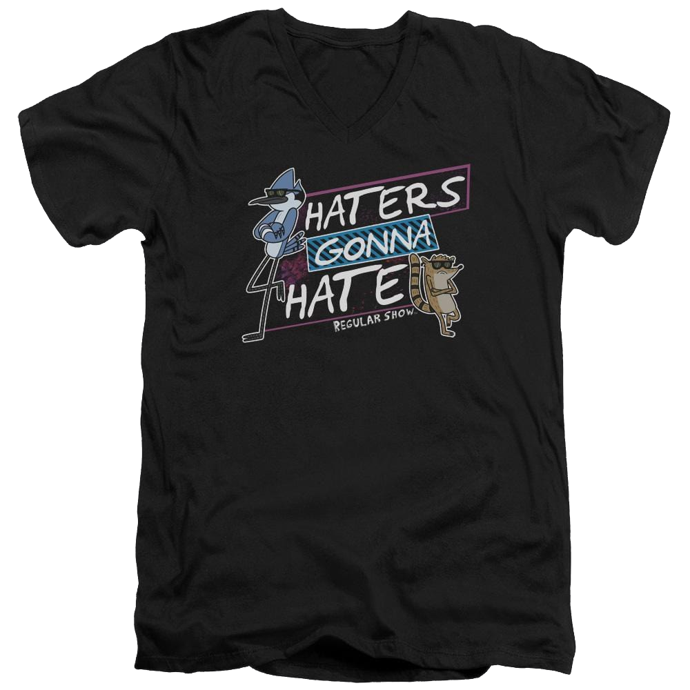Regular Show Haters Gonna Hate Men's V-Neck T-Shirt Men's V-Neck T-Shirt The Regular Show