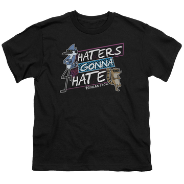 Regular Show, The Haters Gonna Hate - Youth T-Shirt Youth T-Shirt (Ages 8-12) The Regular Show