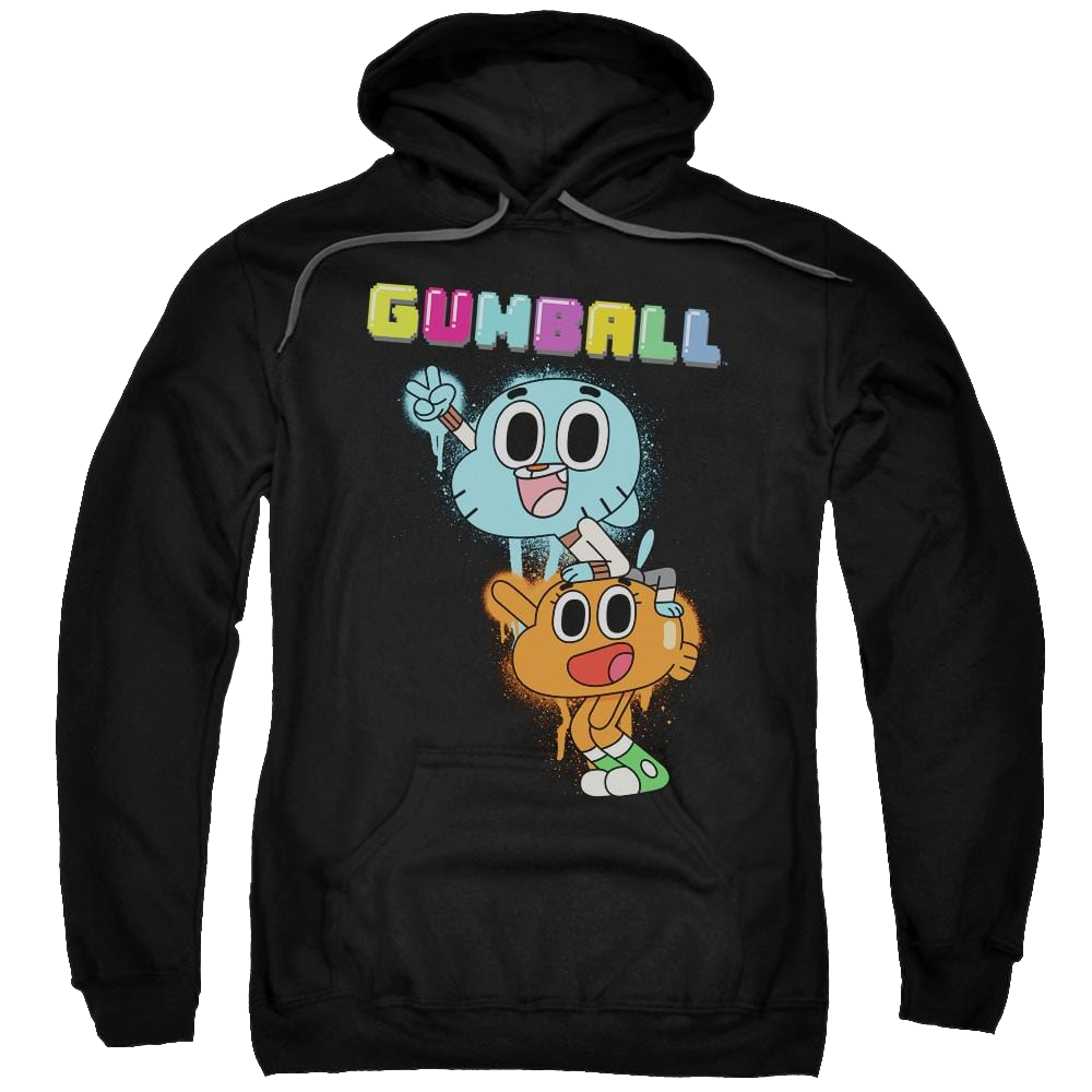 The Amazing World Of Gumball Gumball Spray Pullover Hoodie Pullover Hoodie The Amazing World Of Gumball