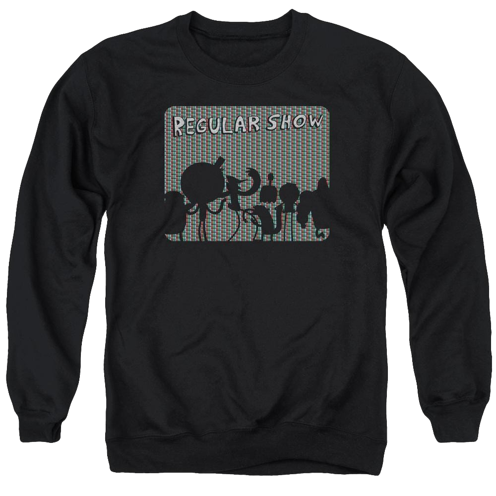 Regular Show Rgb Group Men's Crewneck Sweatshirt Men's Crewneck Sweatshirt The Regular Show