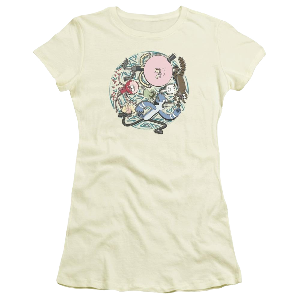 Regular Show Strange Circle Juniors T-Shirt Juniors T-Shirt The Regular Show