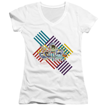 Regular Show We Gonna Party Juniors V-Neck T-Shirt Juniors V-Neck T-Shirt The Regular Show