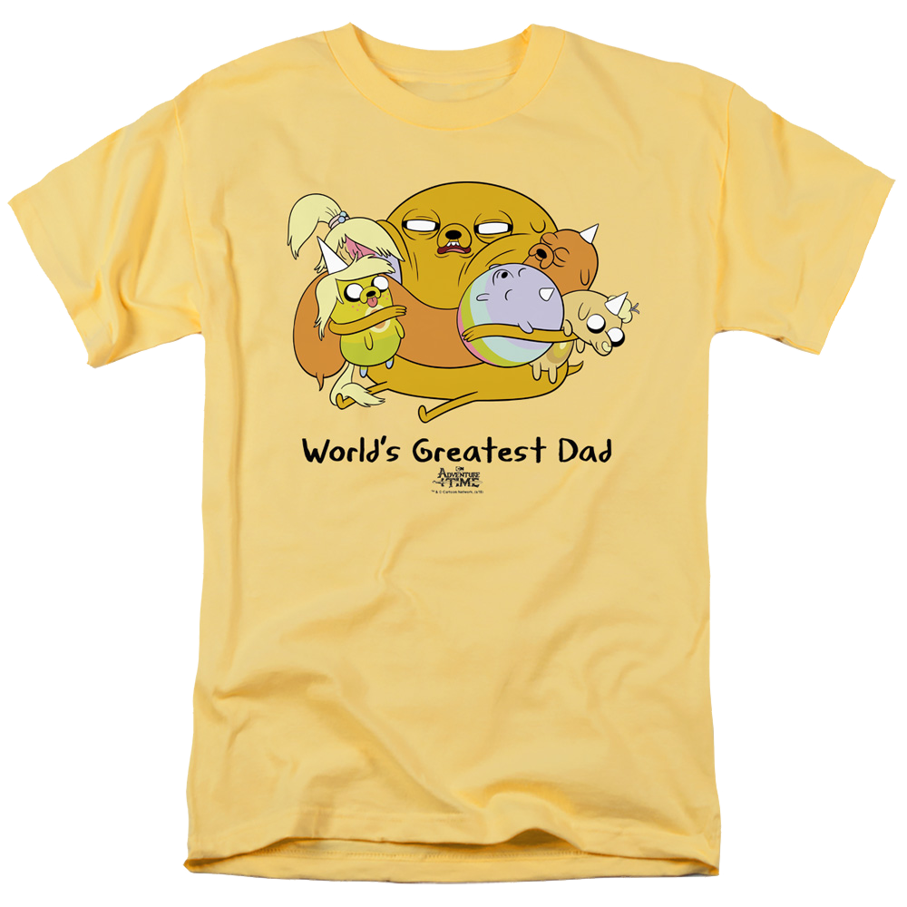 Adventure Time Worlds Greatest Dad - Men's Regular Fit T-Shirt Men's Regular Fit T-Shirt Adventure Time