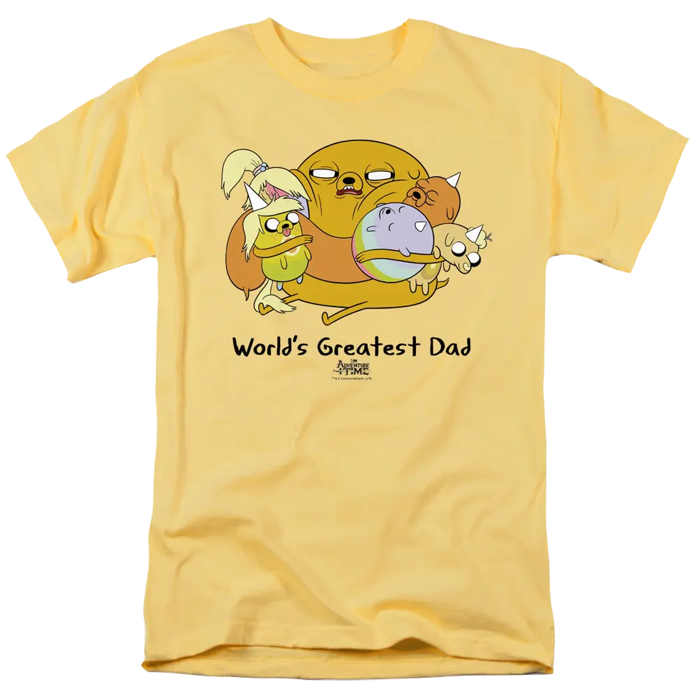 Adventure Time Worlds Greatest Dad - Men's Regular Fit T-Shirt Adventure Time