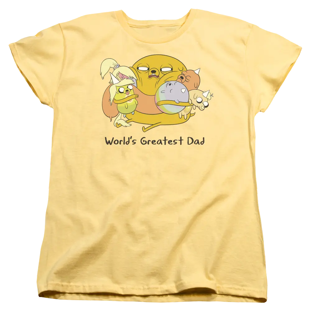 Adventure Time Worlds Greatest Dad - Women's T-Shirt Adventure Time