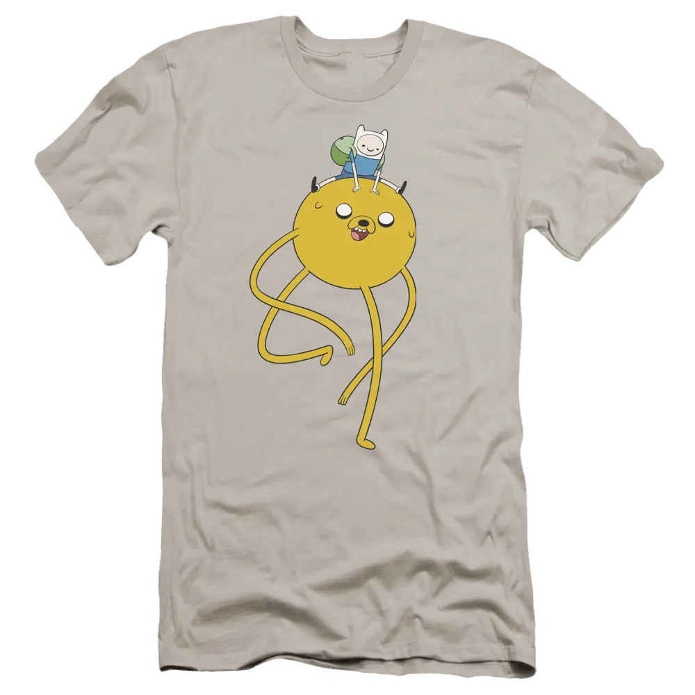 Adventure Time Jake Ride - Men's Premium Slim Fit T-Shirt Adventure Time