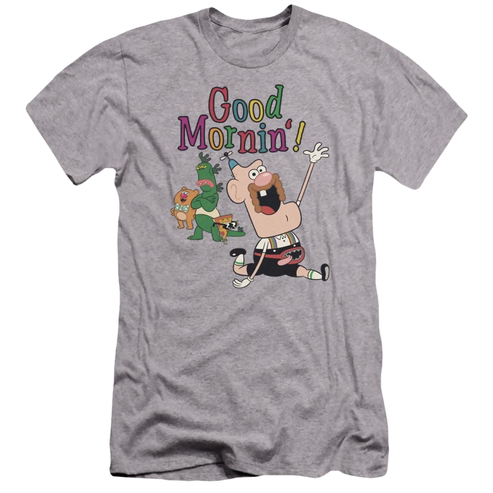 Uncle Grandpa Good Mornin Men's Premium Slim Fit T-Shirt Men's Premium Slim Fit T-Shirt Uncle Grandpa