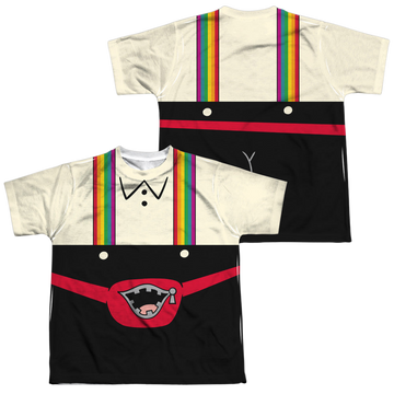 Uncle Grandpa Lederhosen youth all-over print t-shirt for ages 8 to 12