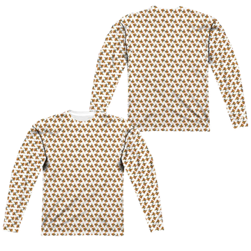 Uncle Grandpa Pizzas men's all-over print long sleeve