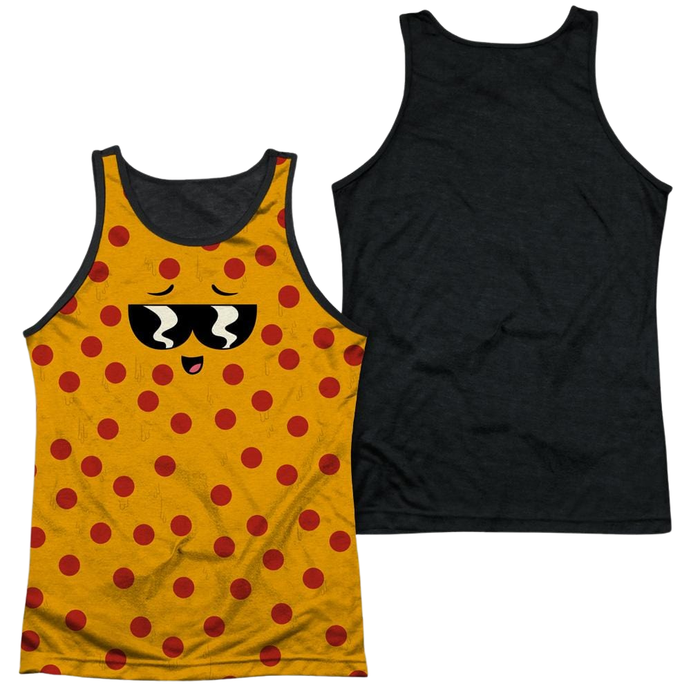 Uncle Grandpa Pizza Face Men's Black Back Tank Men's Black Back Tank Uncle Grandpa
