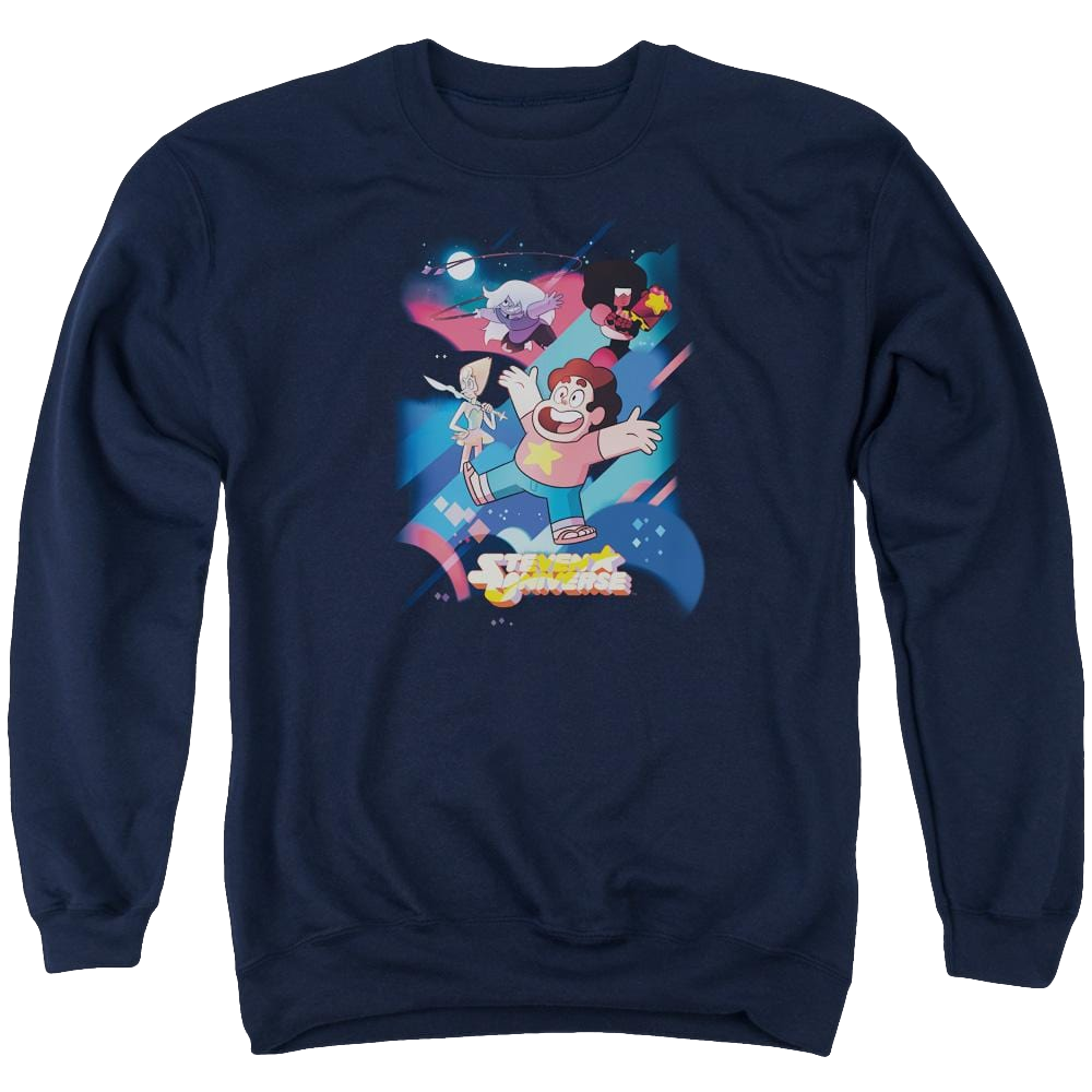 Steven Universe Group Shot Men's Crewneck Sweatshirt Men's Crewneck Sweatshirt Steven Universe