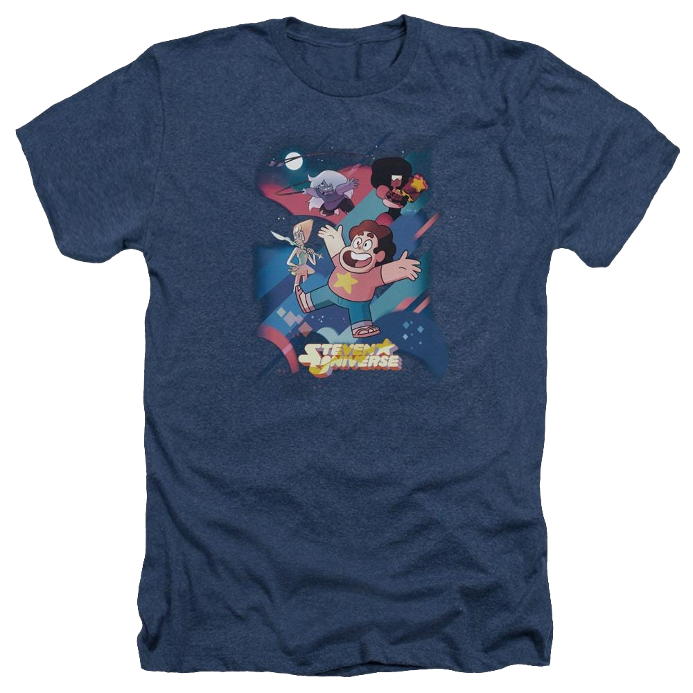 Steven Universe Group Shot Men's Heather T-Shirt Men's Heather T-Shirt Steven Universe