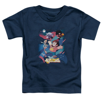 Navy toddler t-shirt with Steven Universe Group Shot graphic