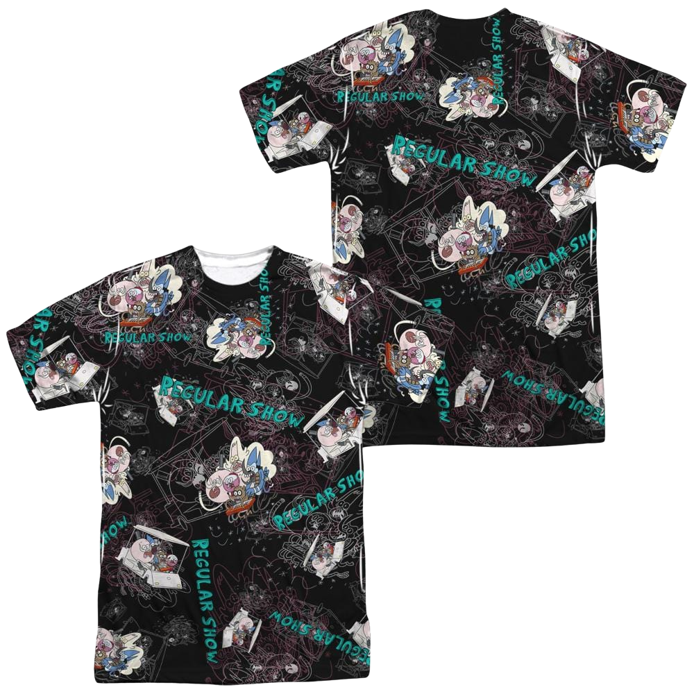 Regular Show Golf Cart Ride Men's All Over Print T-Shirt Men's All-Over Print T-Shirt The Regular Show