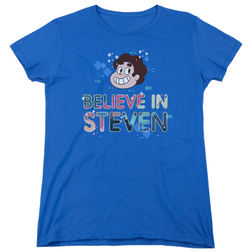 Royal women's t-shirt with Steven Universe Believe graphic