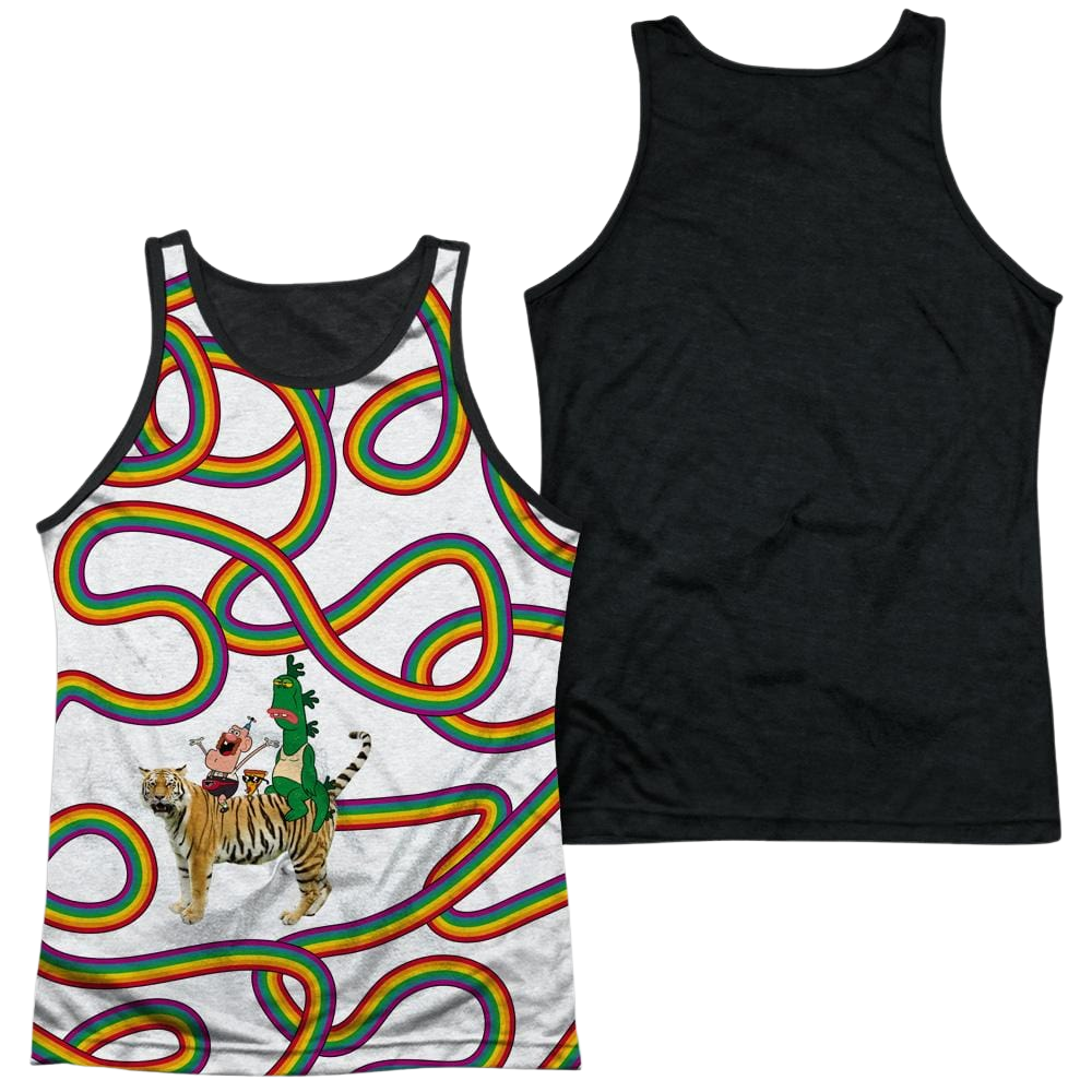 Uncle Grandpa Rainbows Men's Black Back Tank Men's Black Back Tank Uncle Grandpa