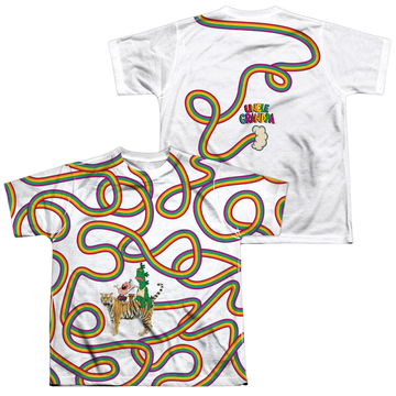 Uncle Grandpa Rainbows youth all-over print t-shirt for ages 8 to 12