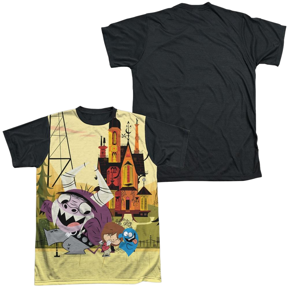 Foster's Home for Imaginary Friends Funny Friends - Men's Black Back T-Shirt Men's Black Back T-Shirt Foster's Home for Imaginary Friends