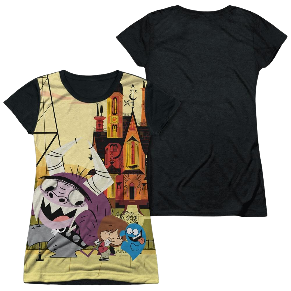 Foster's Home for Imaginary Friends Funny Friends - Juniors Black Back T-Shirt Juniors Black Back T-Shirt Foster's Home for Imaginary Friends