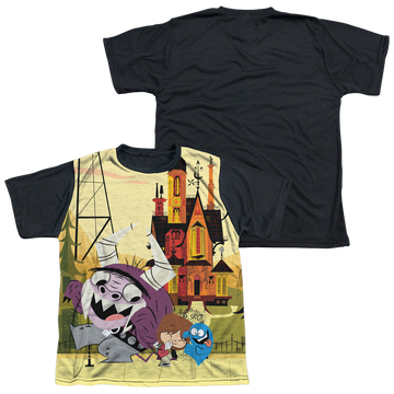 Foster's Home for Imaginary Friends Funny Friends youth black back t-shirt for ages 8 to 12