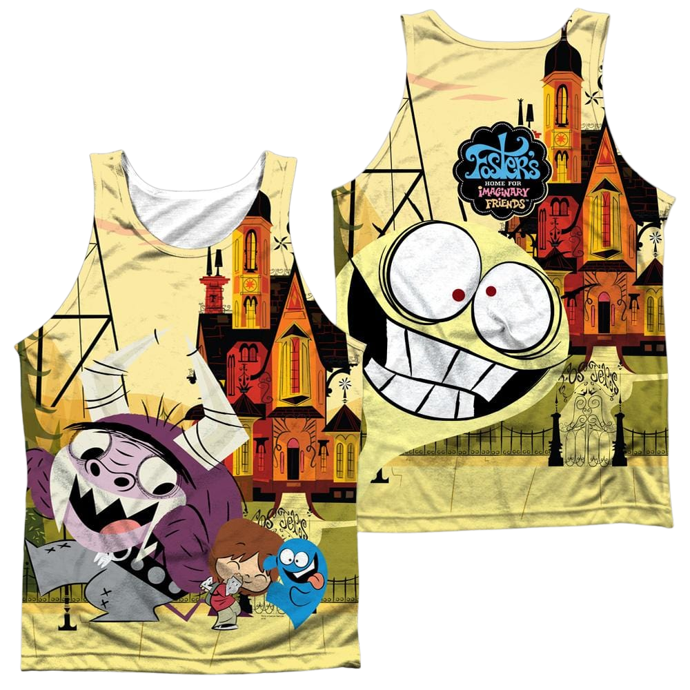 Foster's Home for Imaginary Friends Funny Friends Men's All Over Print Tank Men's All Over Print Tank Foster's Home for Imaginary Friends