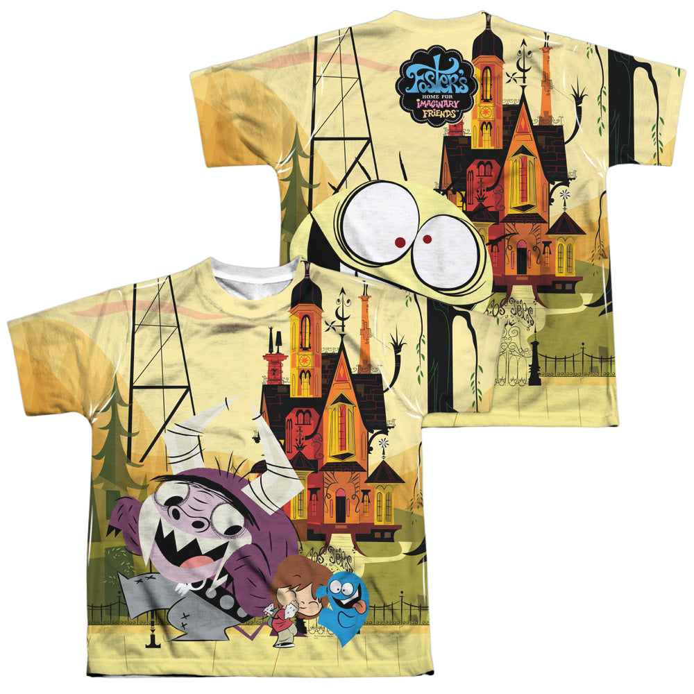 Foster's Home for Imaginary Friends (Front/Back) - Youth All-Over Print T-Shirt Youth All-Over Print T-Shirt (Ages 8-12) Foster's Home for Imaginary Friends