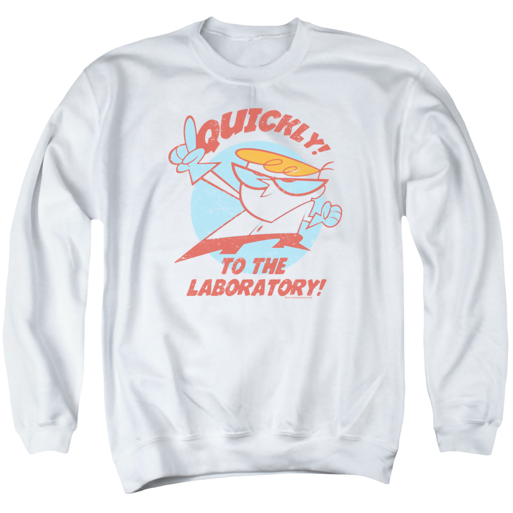 Dexter's Laboratory Quickly - Men's Crewneck Sweatshirt Men's Crewneck Sweatshirt Dexter's Laboratory