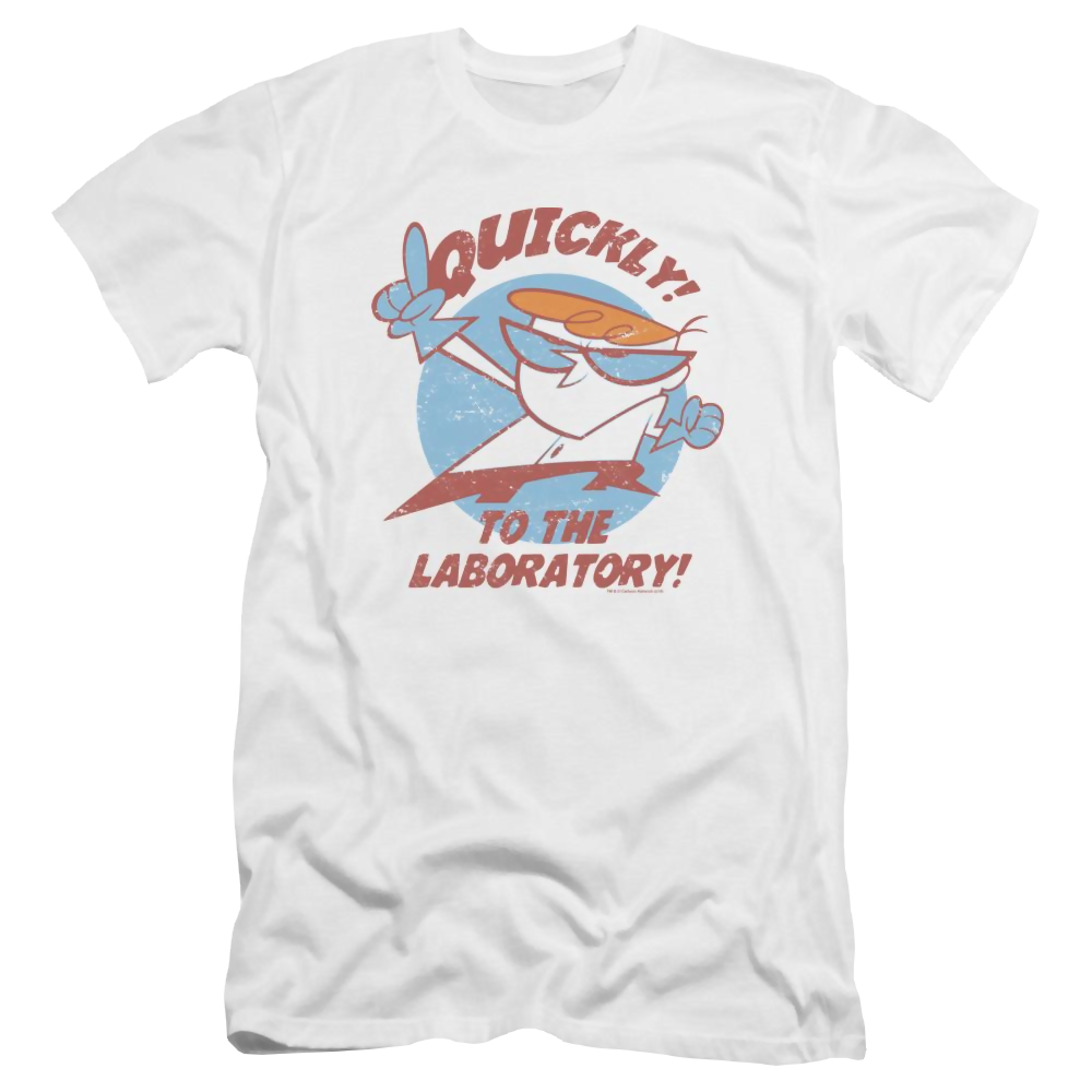 Dexter's Laboratory Quickly - Men's Premium Slim Fit T-Shirt Men's Premium Slim Fit T-Shirt Dexter's Laboratory