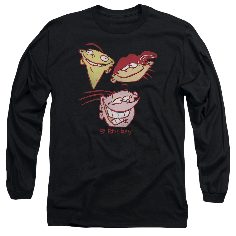 Ed, Edd n Eddy Three Heads - Men's Long Sleeve T-Shirt Men's Long Sleeve T-Shirt Ed, Edd n Eddy